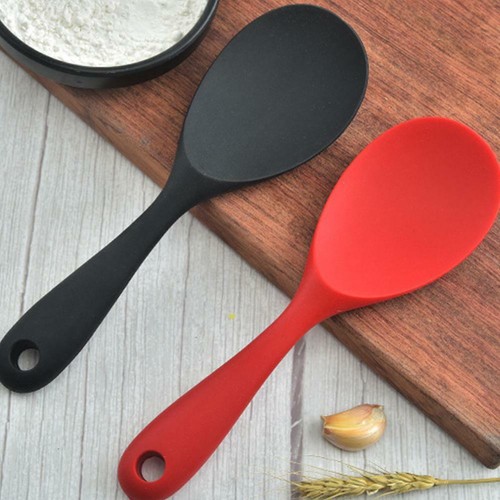 Rice Spoon Food Grade Silicone Heat Resistant Non-stick Tool Kitchen BEST C6E2 - Picture 7 of 13