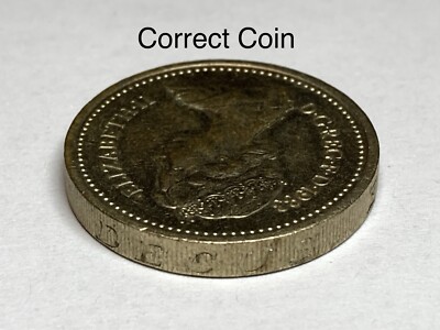 その他 Queen Elizabeth 2001 Queen Elizabeth ii Pound Coin DECUS ET TUTAMEN UPSIDE