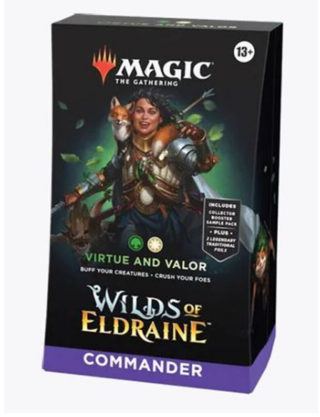 mtg wilds of eldraine commander precons Magic: The Gathering: Deck Unboxing Virtue and Valor Commander