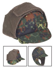 Bundeswehr Wintermütze Flecktarn Grösse 55,Gebraucht