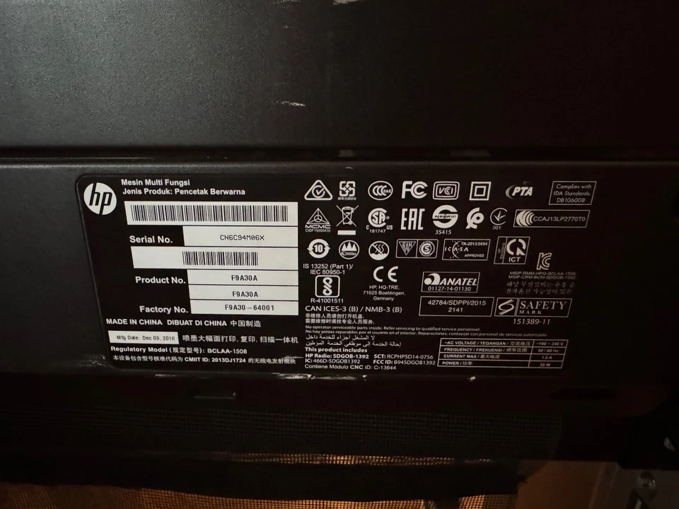 HP DesignJet T830 36 дюймов многофункциональный беспроводной плоттер принтер - серый/черный - Изображение 3 из 3