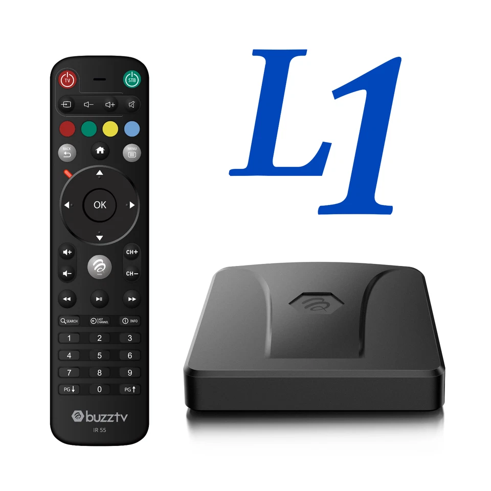 BuzzTV L1 Linux 4K OTT TV Box | Buzz 6 Lite OS Player | 2GB RAM 8GB Storage - Image 4 of 4
