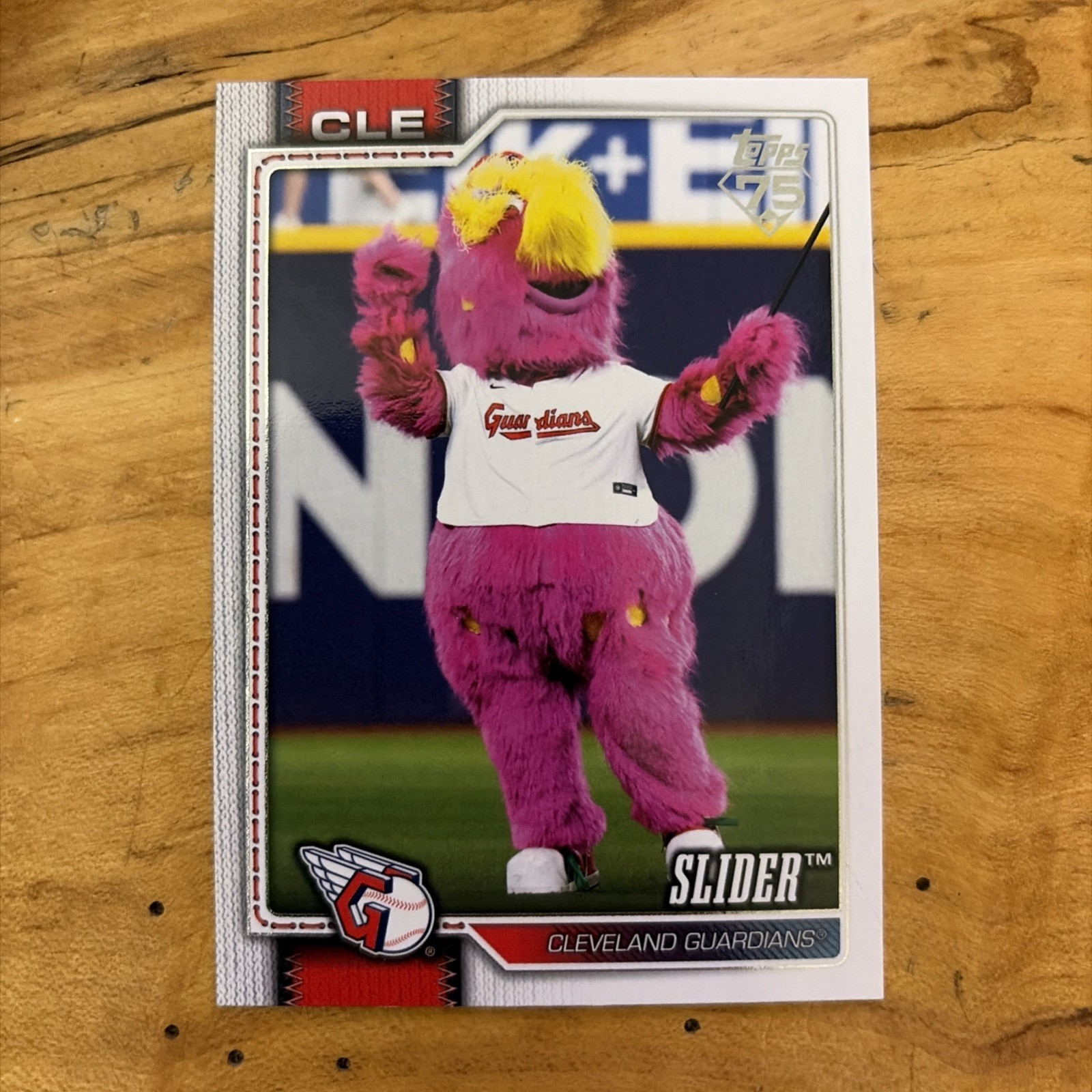 2026 Topps Slider #M-25 Official Mascot Card Cleveland Guardians