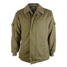 Giacca invernale foderata originale esercito tedesco orientale - mimetica Strichtarn - eccedenza originale