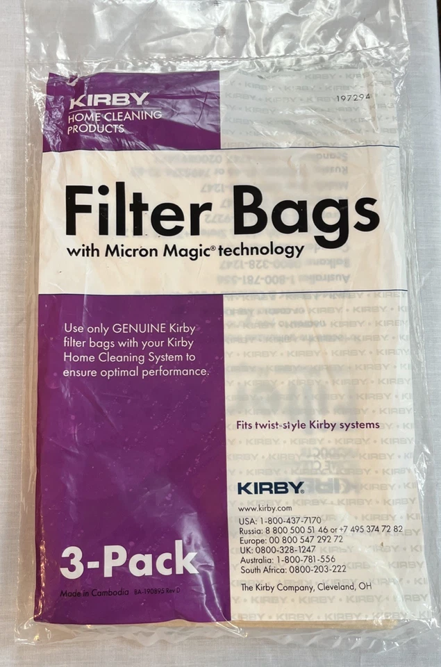 Kirby G6D 2001 Limited Edition Upright Vacuum/Working Pre-owned Condition & Bags - Image 2 of 4