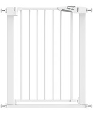 BABELIO 26-28.5 Inch Narrow Easy Install Baby Gate,30 Inch Tall Auto-Close Metal