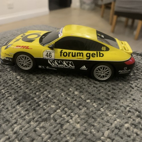 DIGITAL SCALEXTRIC C3079 PORSCHE 997 FORUM GELB RICHARD LIETZ /COMPLETE/DPR/VGC