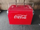 Coca Cola Ice Box Vintage Metal Chest