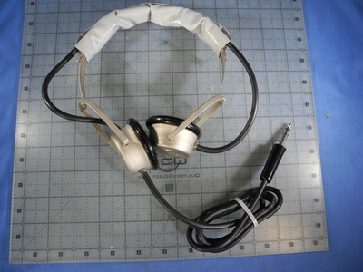 #ad Vintage Headset P N H 43B U US Army NSN 5965 00 651 7372 Untested $25.00