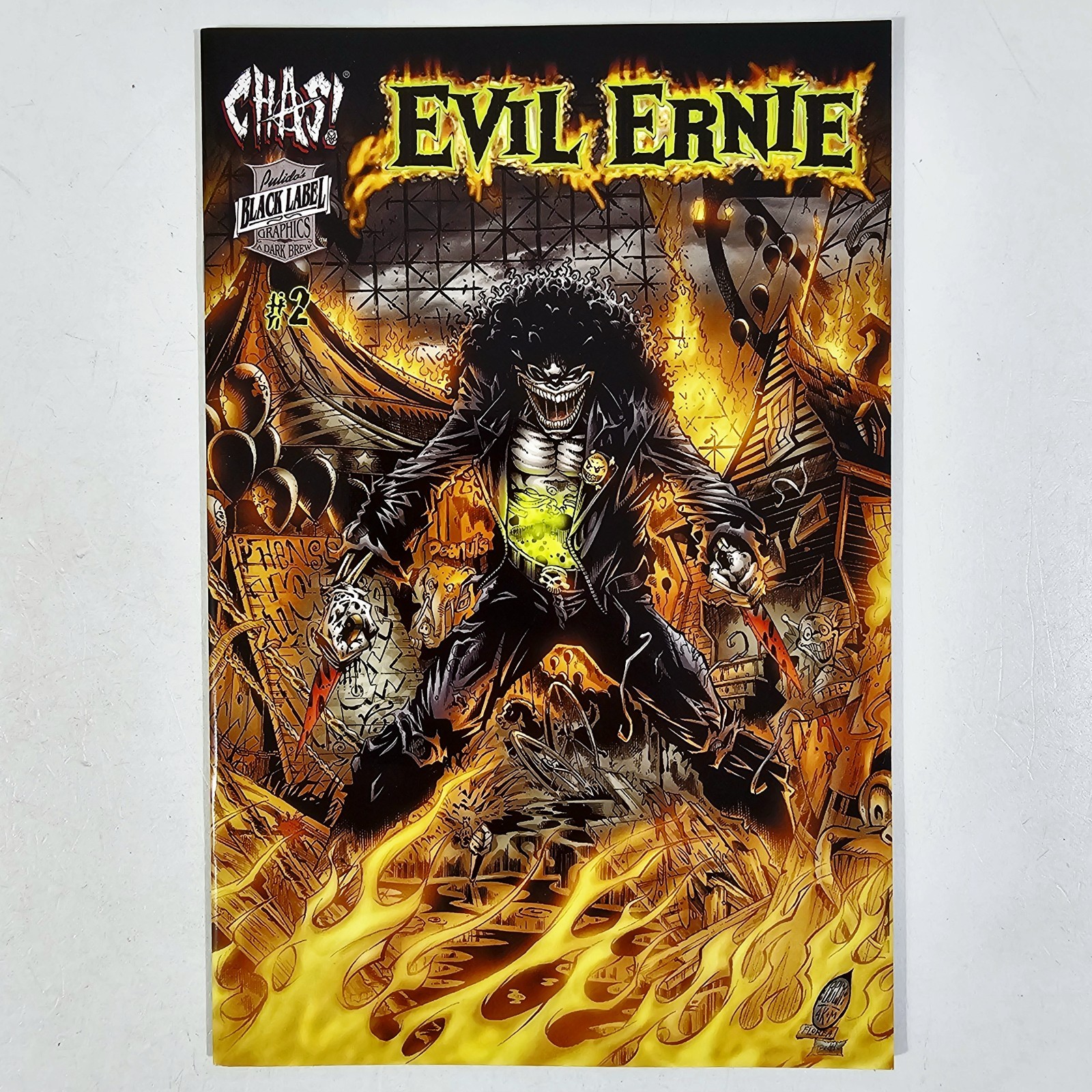2002 Chaos PULIDO'S BLACK LABEL Comic EVIL ERNIE RELENTLESS dt Z1 Horror Erotic