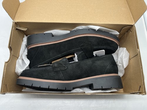 Clarks Women’s Loafer Tassel Westlynn Bella Black Suede Size 9 1/2 M NEW - Picture 7 of 9