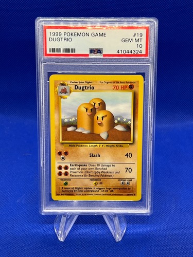 Dugtrio graded PSA 10 for sale on eBay