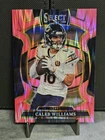2025 Panini Select - Concourse Caleb Williams #73 Pink Shock Prizm Bears
