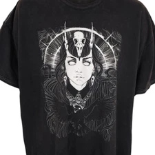 Morrigan T Shirt Mens Size XL Black Great Phantom Queen Irish Celtic Mythology