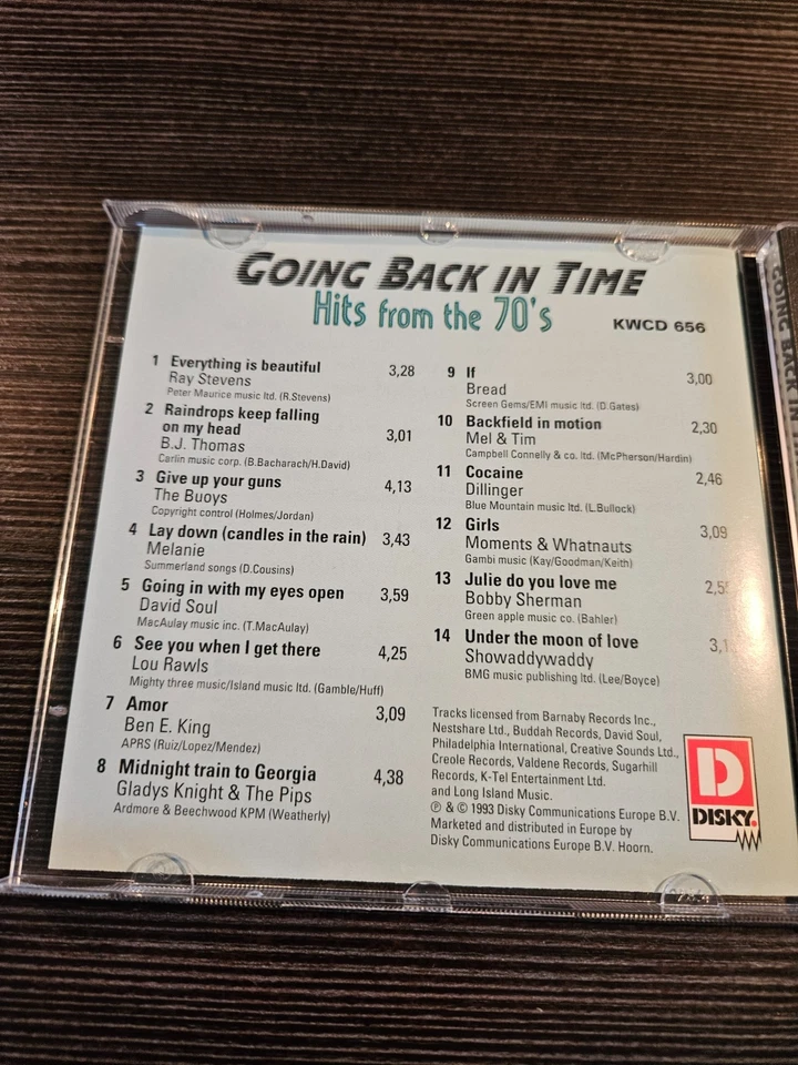 Going Back in Time - Hits from the 70s Vol. 1 | CD | Sehr guter Zustand - Bild 2 von 4