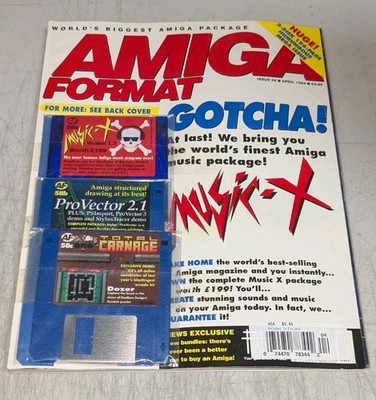 Amiga Format Magazine Issue 58 1994 Including With all 3 Cover Disks