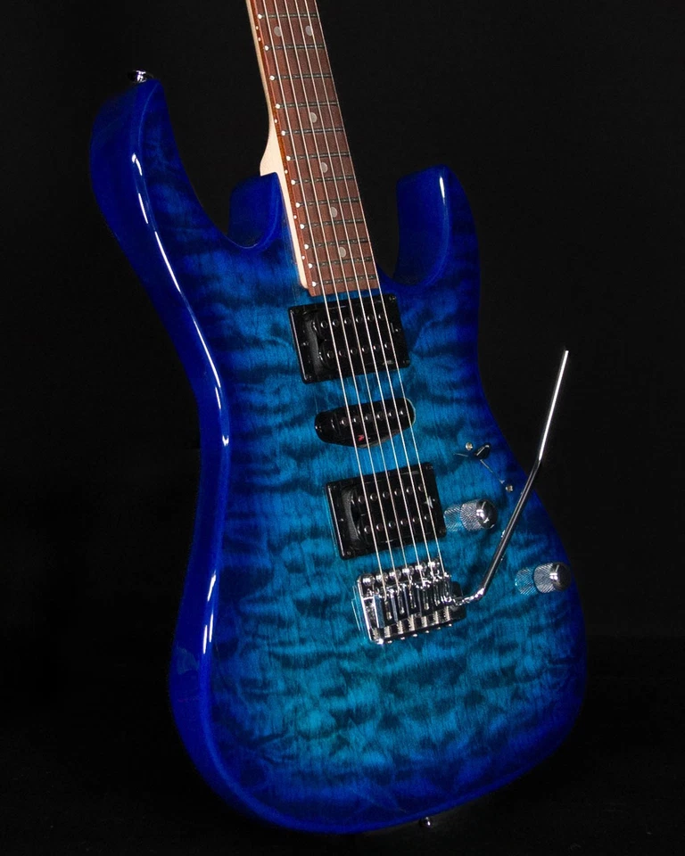 Ibanez GRX70QA, Transparent Blue Burst - Image 4 of 4