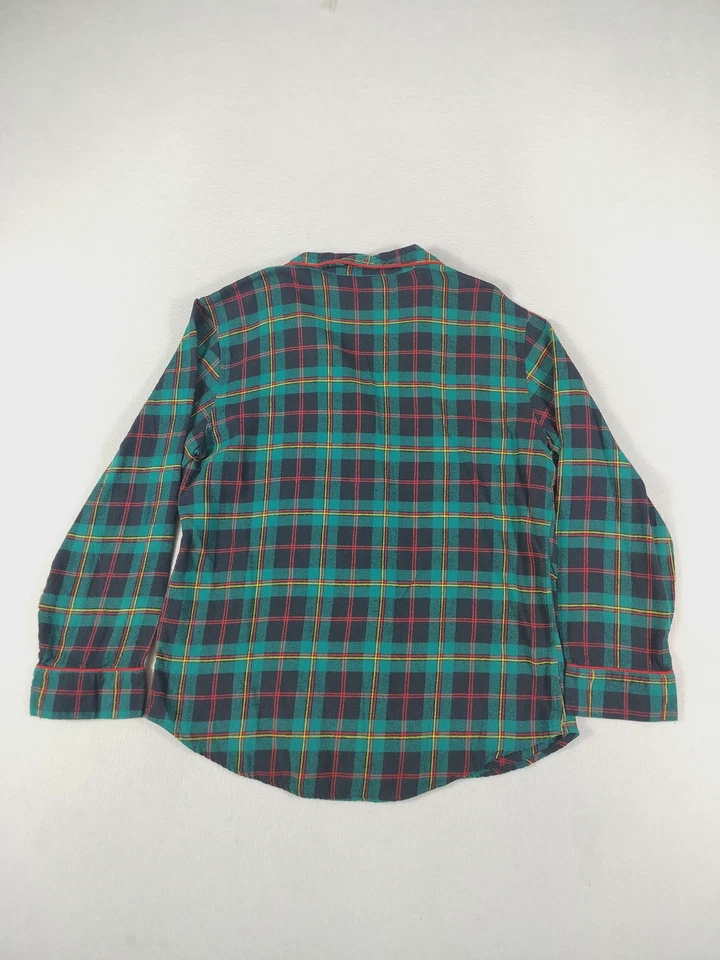 Conjunto de pijama Lauren Ralph Lauren para hombre grande verde tartán a cuadros algodón ropa de dormir Foto 4 de 4