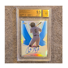 Leaf Metal Draft Chris Bostick Prismatic Blue autograph, 15/15, BGS 9.5 Gem Mint