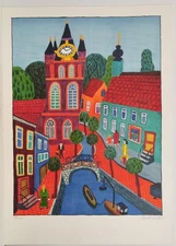 Eduard Odenthal/autographed/lithograph/200 copies