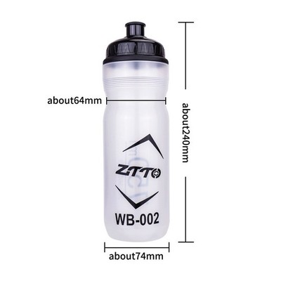 Sports Water Bottle 750ml Bike Road Silicone Food Grade