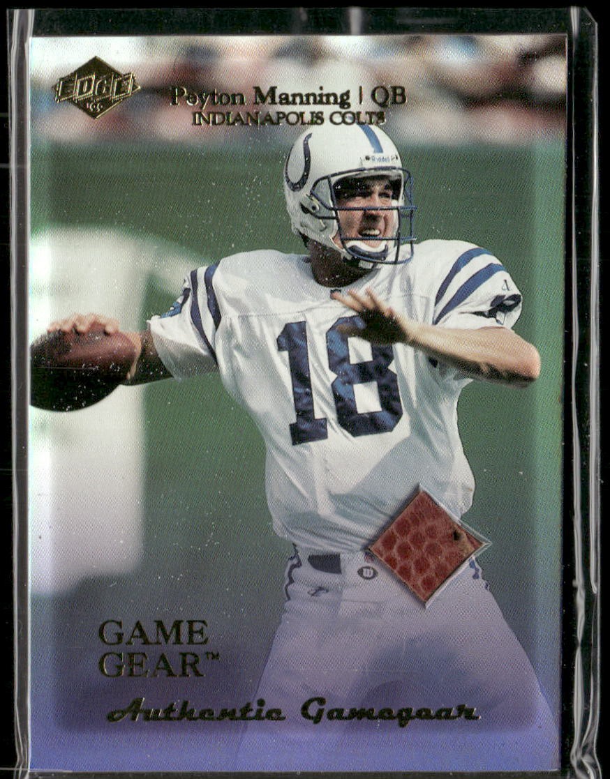 Peyton Manning 1999 Collector's Edge Game Gear Football Relic Promos #PM3 Colts