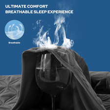 2 Pack Waterproof Mattress Protector, Twin Size Mattress Pad Noiseless with D...