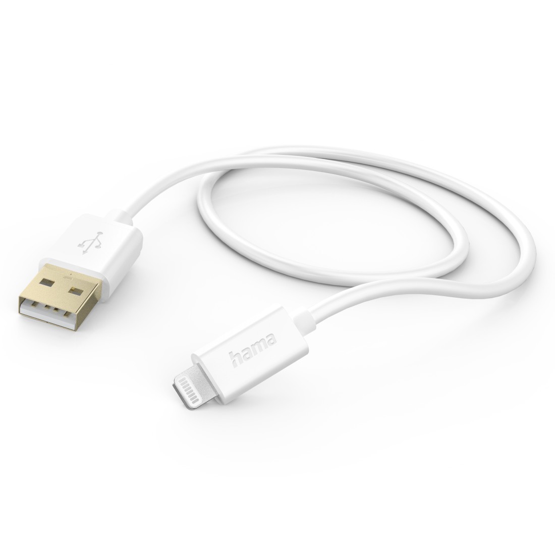 Cable de charge Lightning blanc 1.5M pour resoudre le manque de longueur