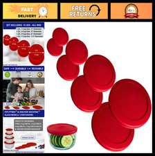 Replacement Lids for Pyrex Anchor Hocking Bowls - 8 Pack 1, 2, 4, 7 Cup