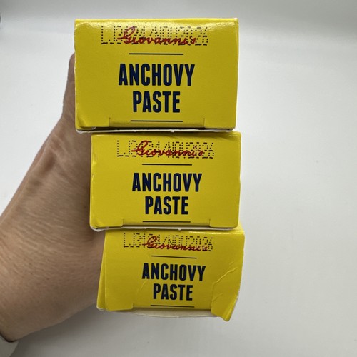 Anchovy Paste Giovannis Paste Anchovy 2 Ounce, Pack of 3 Anchovy Paste USA - Picture 3 of 3