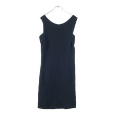 CHANEL Size:38 98P Spring Collection Acetate Viscose Sleeveless Medium Dress Bla