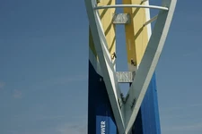Photo A2 Spinnaker Tower Under the Roller Newtown/SZ6199 Following a sp c2015