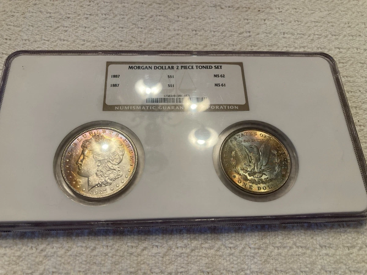 MS 61 Graded 1887 Year Morgan US Dollars (1878-1921) for sale | eBay