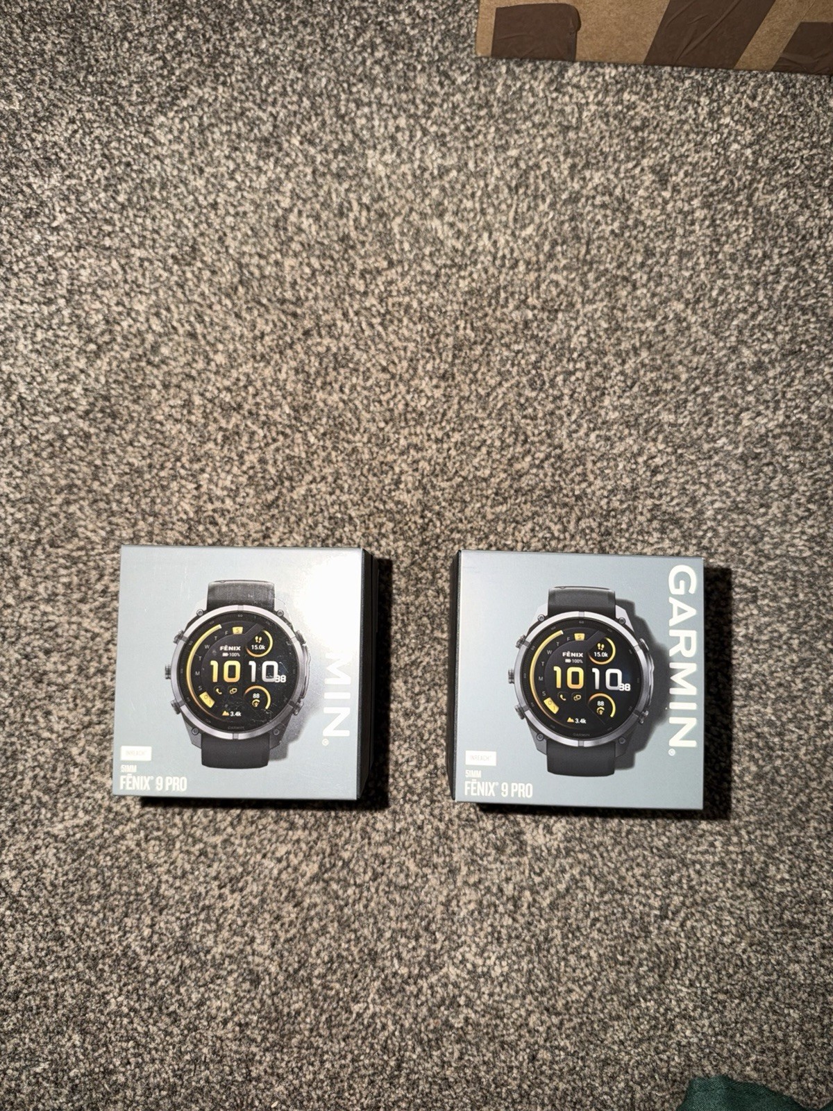 Garmin Fenix 9 Pro InReach 51mm Carbon Grey DLC Titanium GPS Smartwatch Boxed