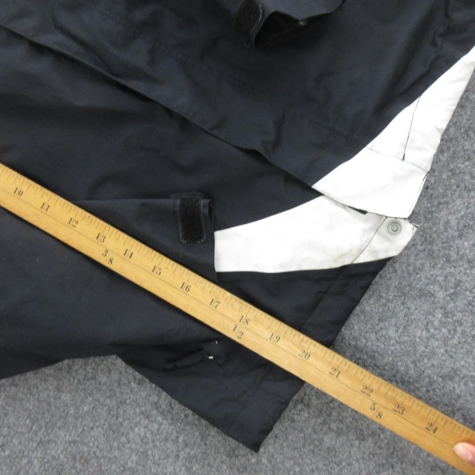 Chaqueta The North Face Niñas Pequeña 7/8 Negra Púrpura HyVent Abrigo para Nieve con Capucha Foto 4 de 4