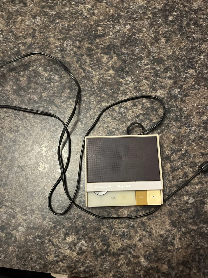 Intercomunicador inalámbrico Plug N Talk se enciende realista como está sin probar conjunto de 2 Foto 3 de 4