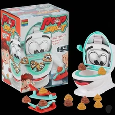 Funny Poop Toilet Game Shooting Toys Prank Catapult Toys Interactive Tabletop Ga