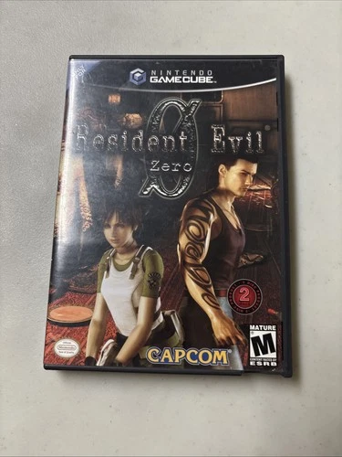 Resident Evil Zero (GameCube, 2002) Complete Black Label Tested 2 Disc