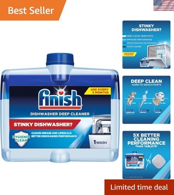 8.45oz Finish Dishwasher Cleaner - Fights Limescale, Odors & Boosts Performance