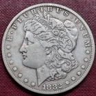 1882 CC Morgan Silver Dollar 1$ Carson City XF #99651