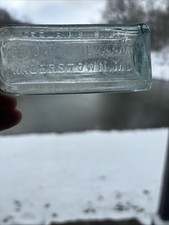 Dr. D. Fahrney & Son Teething Syrup For Babes; Hagerstown MD Bottle