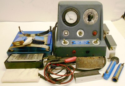 LECTROETCH POWER UNIT MODEL V-10A AND BENCH FIXTURE TYPE MU KIT 