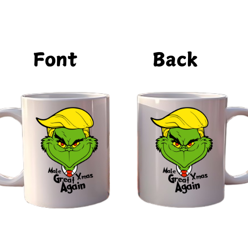 Christmas Donald Trump Grinch Funny Mug make Great Xmas Again eBay