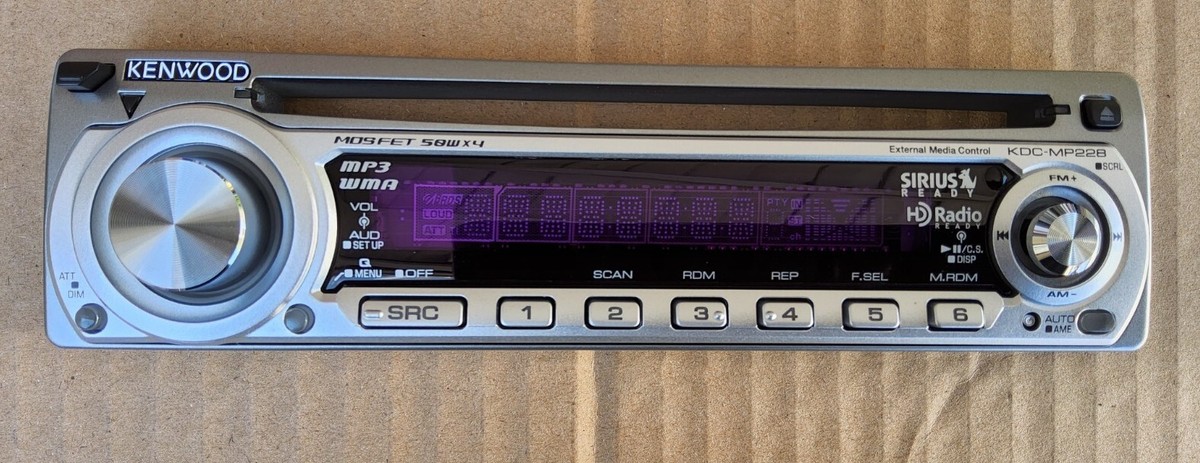 カーオーディオ KENWOOD Kenwood KDC-MP228 CD receiver with MP3/WMA playback at