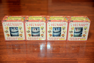 Pop'n Music 4x TEAPOT & CUP  FULL SET Japan KONAMI 2001 NEW NFS COLLECTORS ITEM 