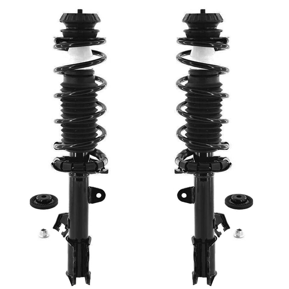 Kit de amortiguadores traseros de montaje de resorte helicoidal de puntales delanteros para Nissan Versa Note Foto 3 de 4