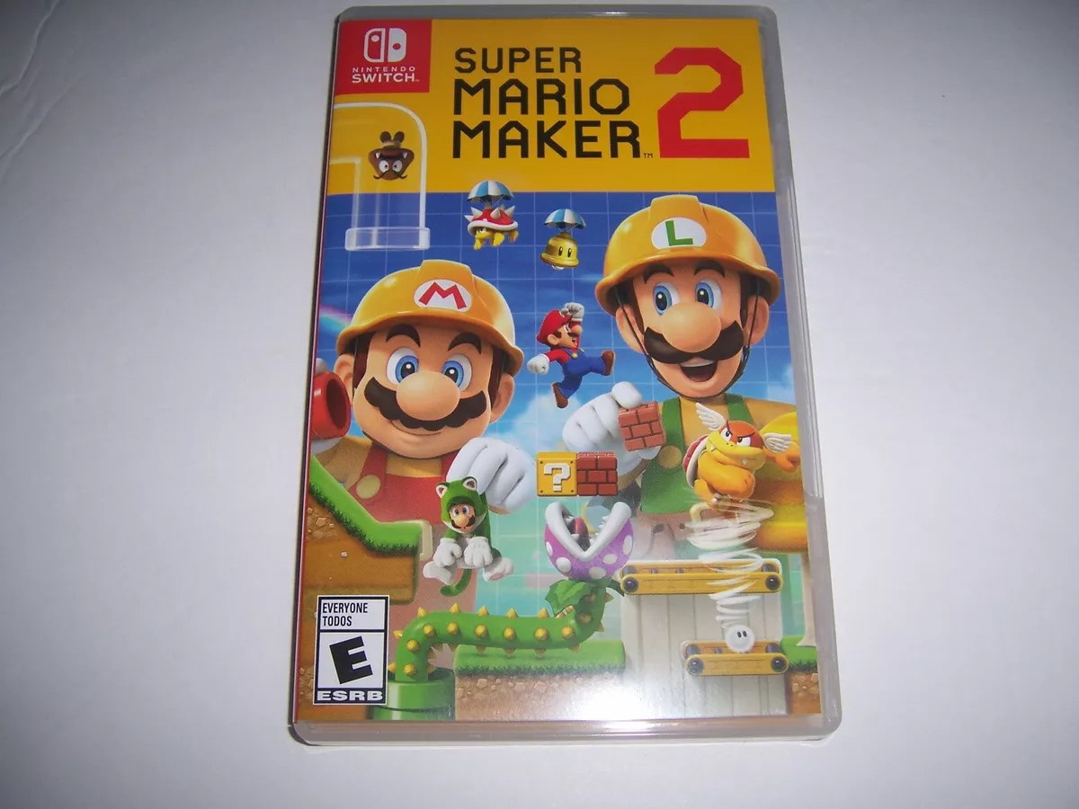 Original Box Case Replacement Nintendo Switch for Super Mario Maker 2 Two |  eBay