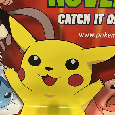 POKEMON The First Movie 1998 ORIGINAL 27x40 Theater POSTER