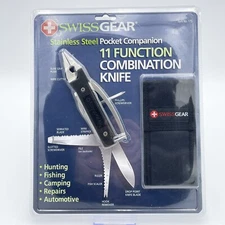 Swissgear 11 Function Knife/Multitool NEW SEALED #175 w carry case