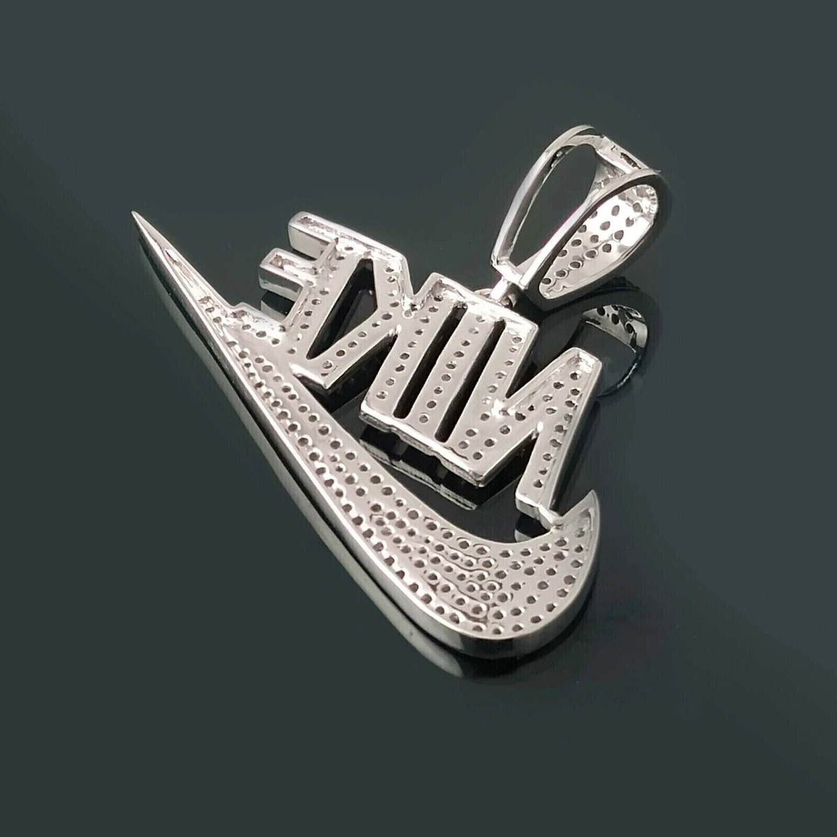 Sterling silver nike on sale necklace